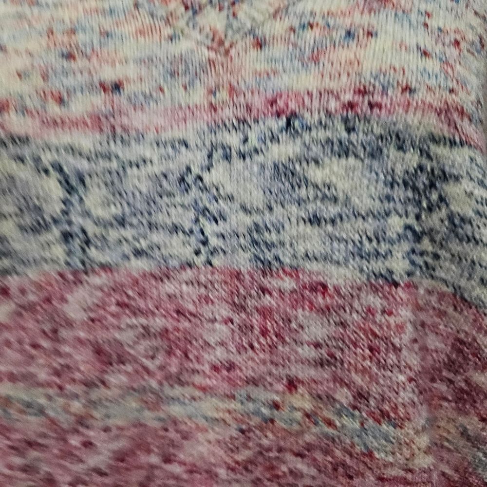 Modcloth Multi Color V-Neck Sweater - Picture 4 of 7